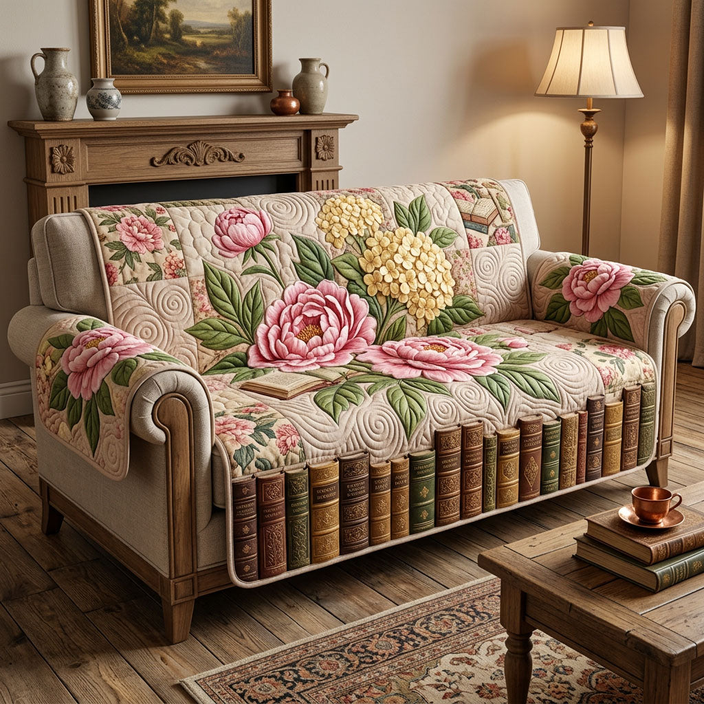 Garden Books Quilted Sofa Cover Beautiful Sofa Covers Novelty Book Gifts