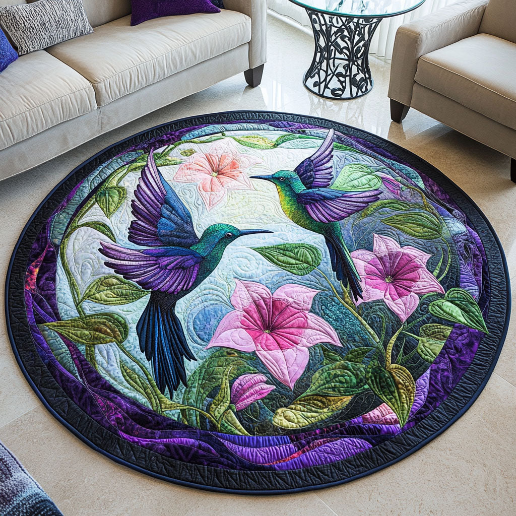 Garden Grace Quilted Round Mat Round Carpets And Rugs Best Gifts To Get Your Mom