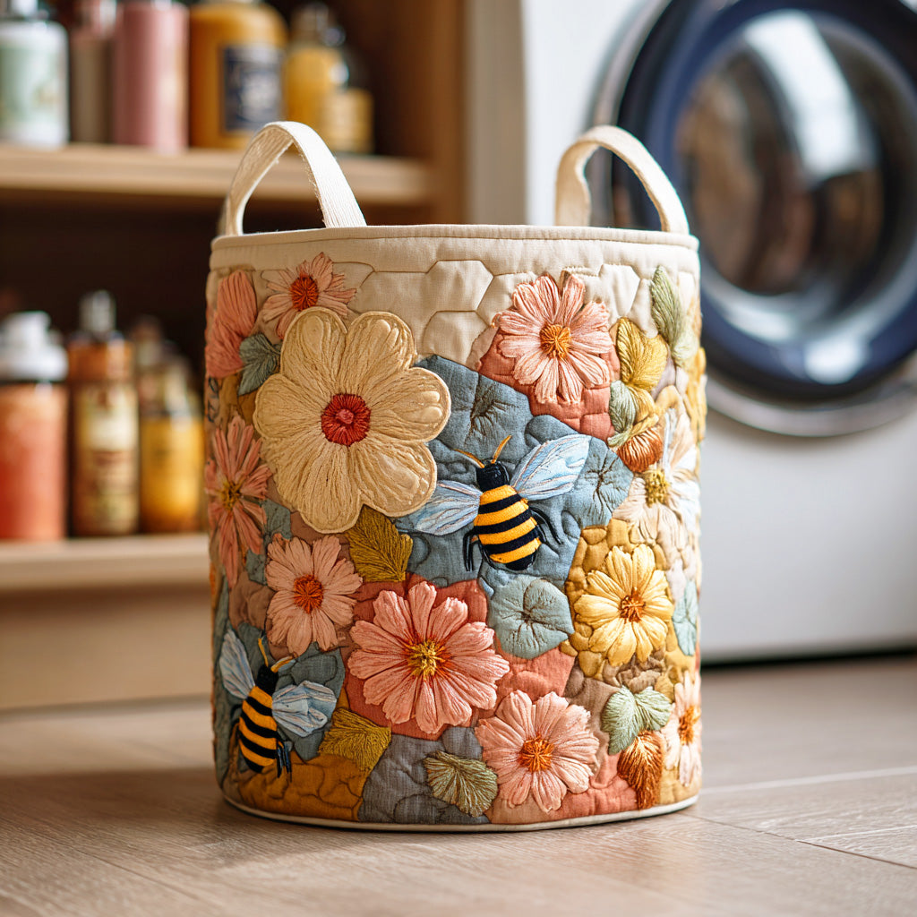 Garden Hive Quilted Laundry Basket Coolest Laundry Baskets Mothers Day Gift Ideas Last Minute