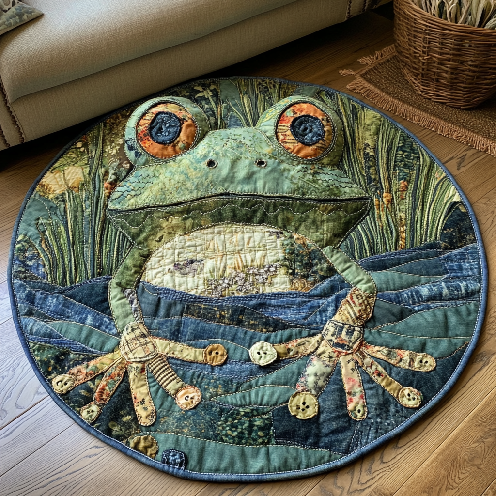Garden Hopper Quilted Round Mat Round Floor Rugs For Sale Top Gifts For Mom