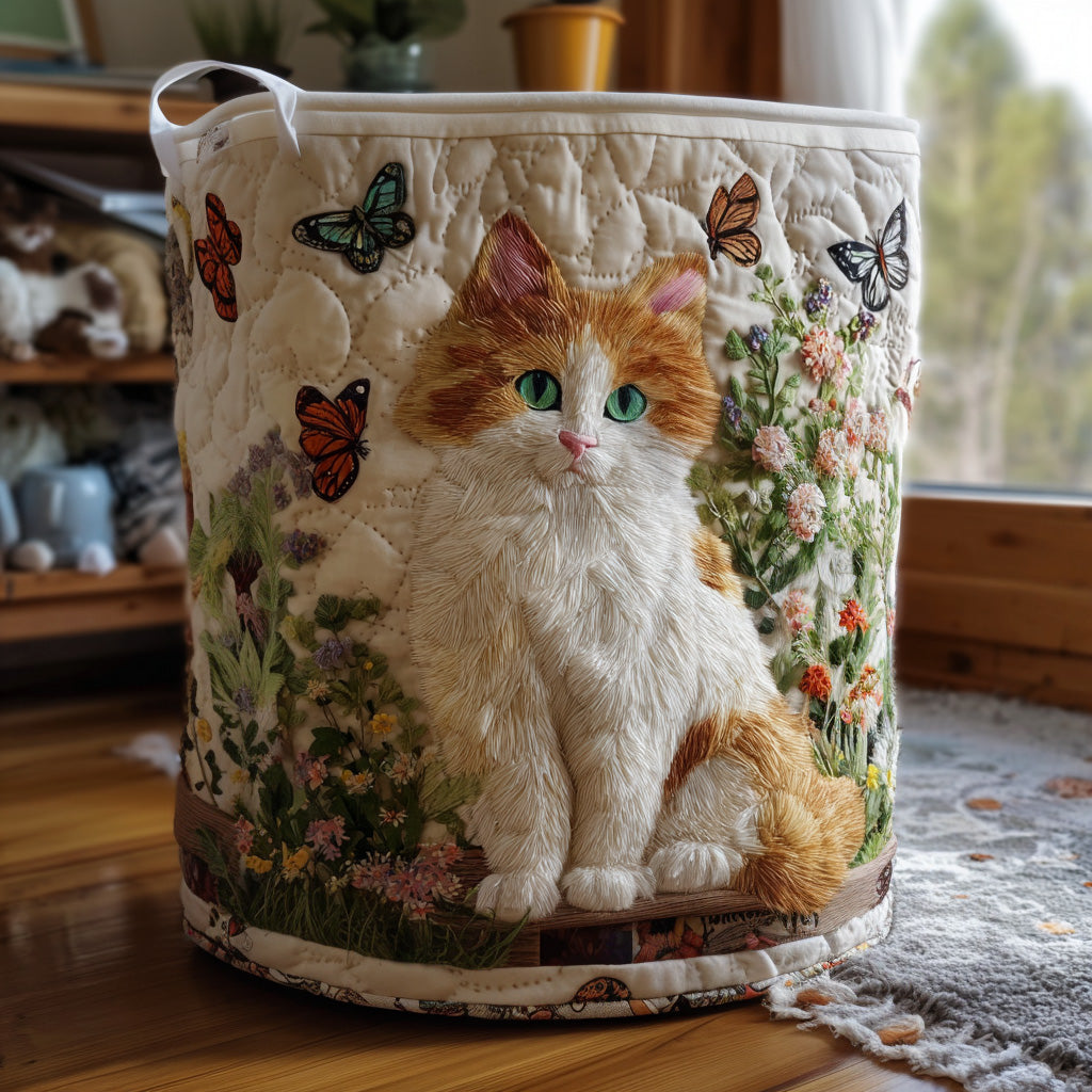 Garden Muse Quilted Laundry Basket Best Hampers Gift Ideas For Cat People