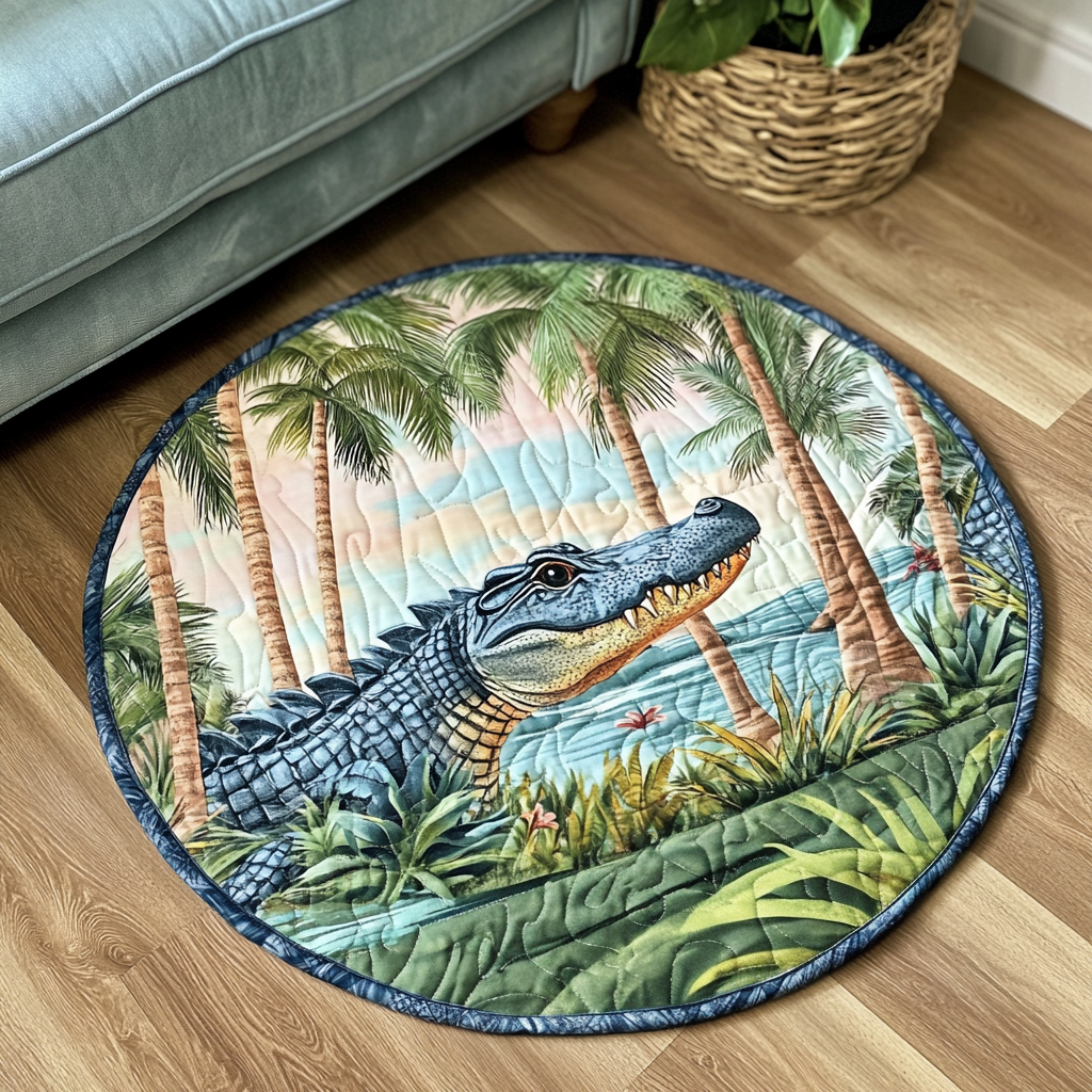 Gator Groove Quilted Round Mat Living Area Decor Ideas Last Minute Father'sDay Gifts