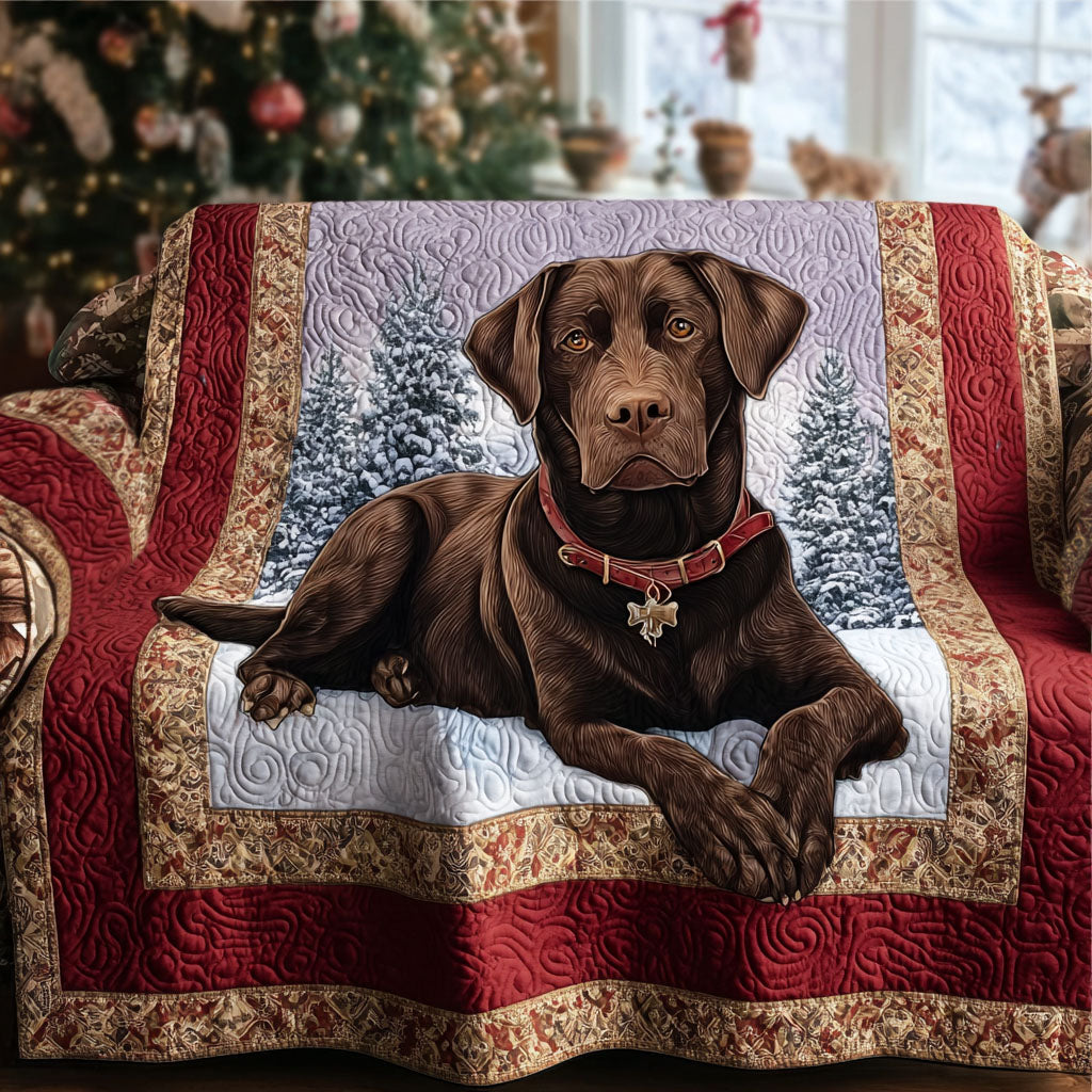 Gentle Eyes Quilted Sofa Cover Winter Living Room Decor Top Gifts For Dog Lovers