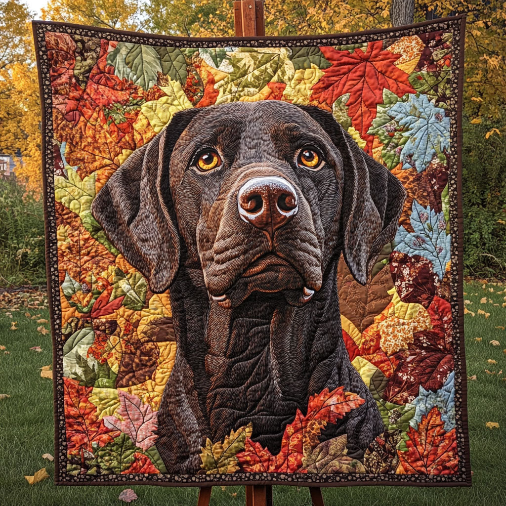 Gentle Guardians Quilted Blanket Aesthetic Room Decor Labrador Gifts For Dog Lovers