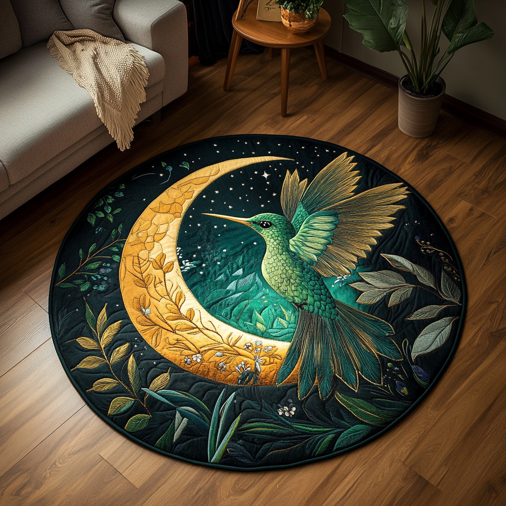 Gentle Wings Quilted Round Mat Home And Decor Gifts For Father In Law
