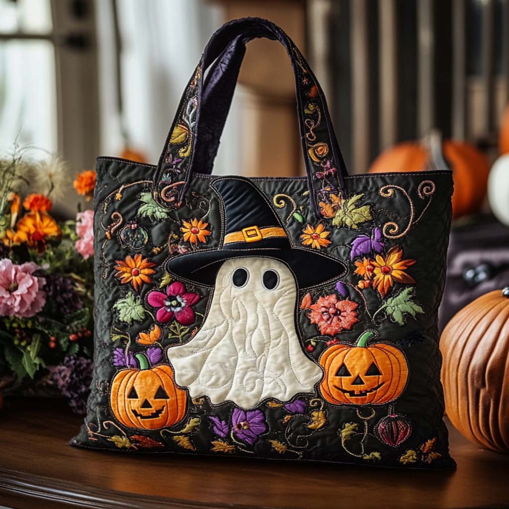 Ghost Parade Quilted Tote Bag Perfect Tote Bag Mothers Birthday Gifts