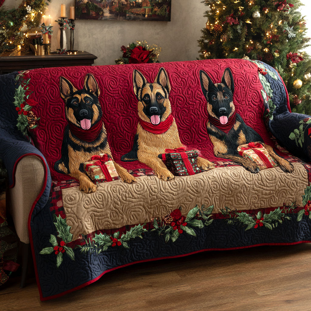Gifted Shepherds Quilted Sofa Cover Christmas Living Room Decor Mother In Law Christmas Gift
