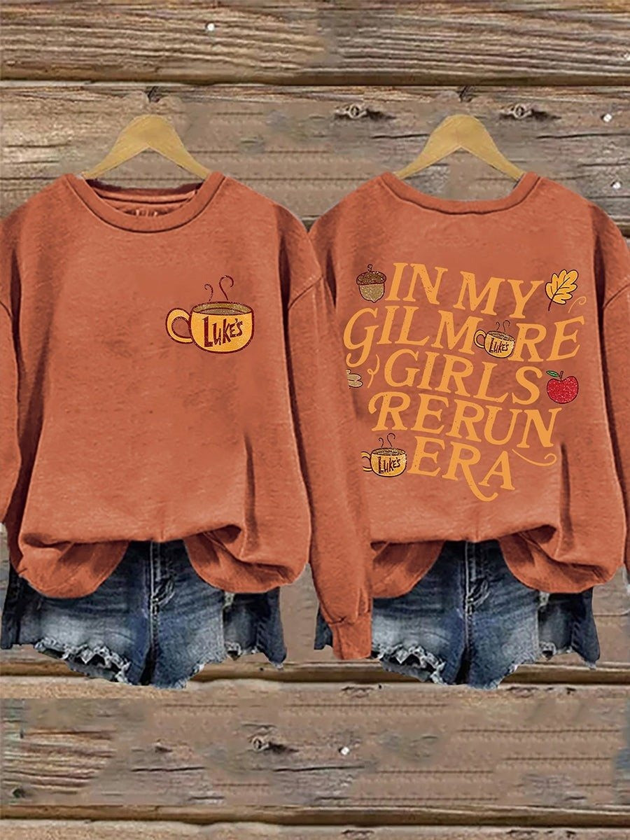Gilmore Girls 25th Anniversary Hoodie In My Gilmore Girls Rerun Era Stars Hollow Merch - Image 5