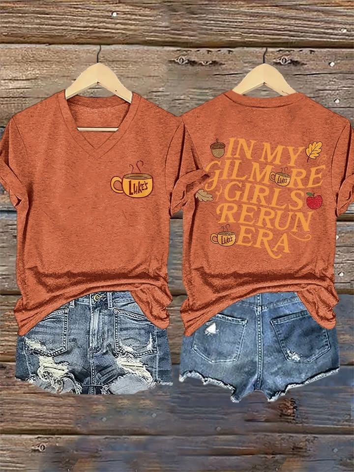 Gilmore Girls 25th Anniversary Hoodie In My Gilmore Girls Rerun Era Stars Hollow Merch - Image 3