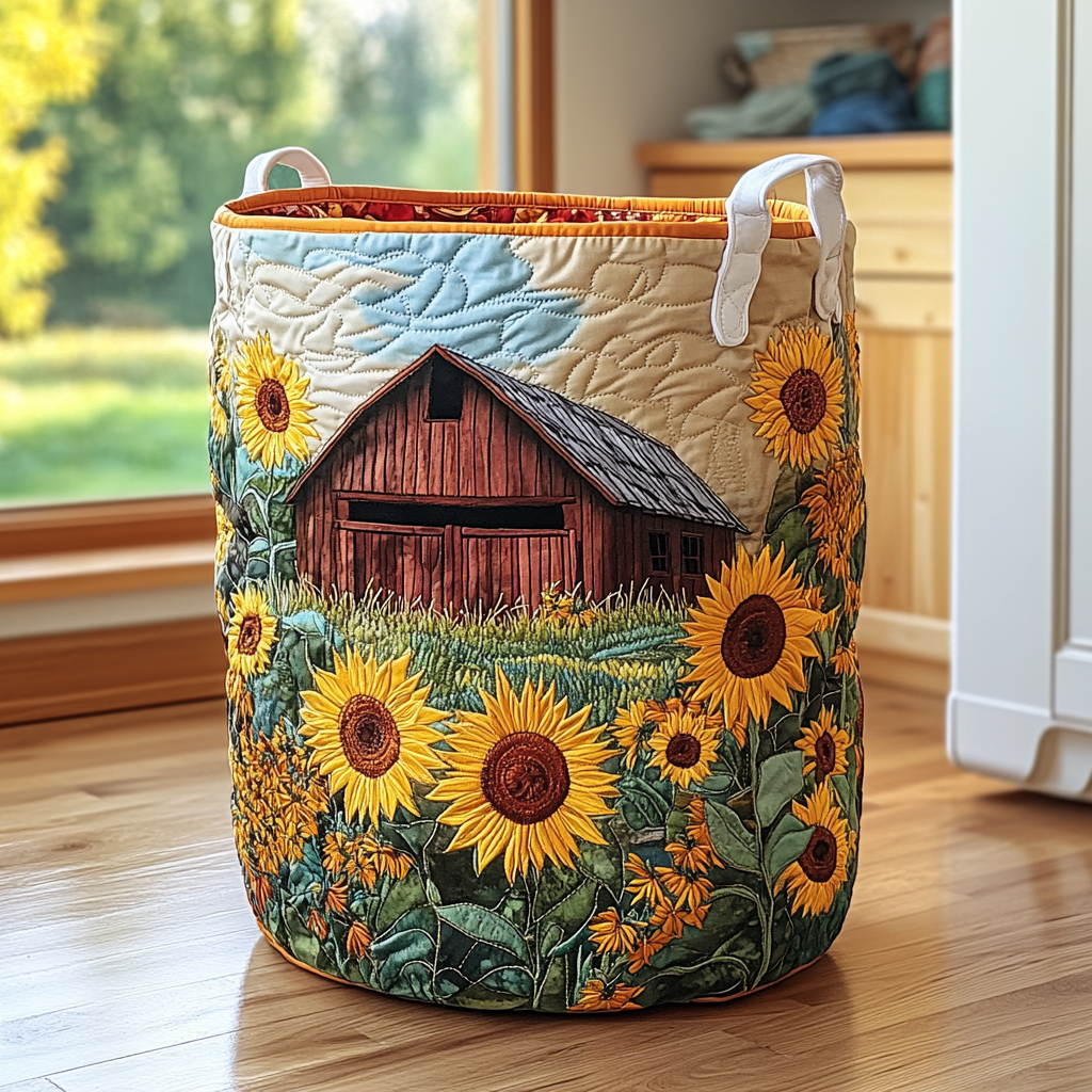 Golden Harvest Quilted Laundry Basket Dirty Clothes Hampers Great First Mothers Day Gifts