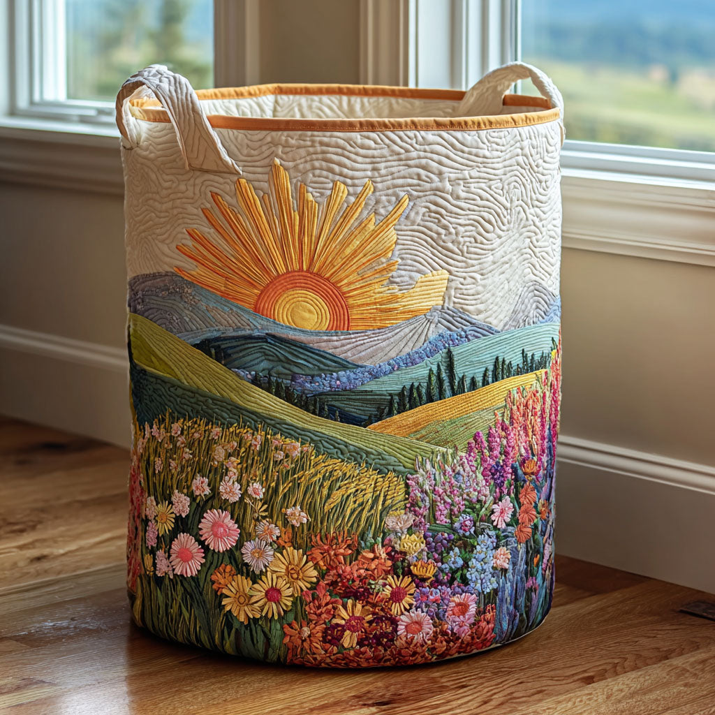 Golden Hills Quilted Laundry Basket Laundry Clothes Basket Thoughtful Gifts For Mom