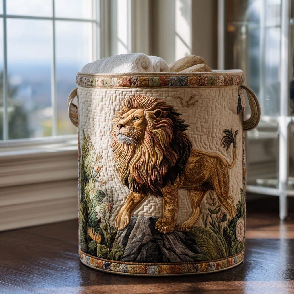 Golden Mane Dawn Quilted Laundry Basket Biggest Laundry Basket Fathers Day Presents