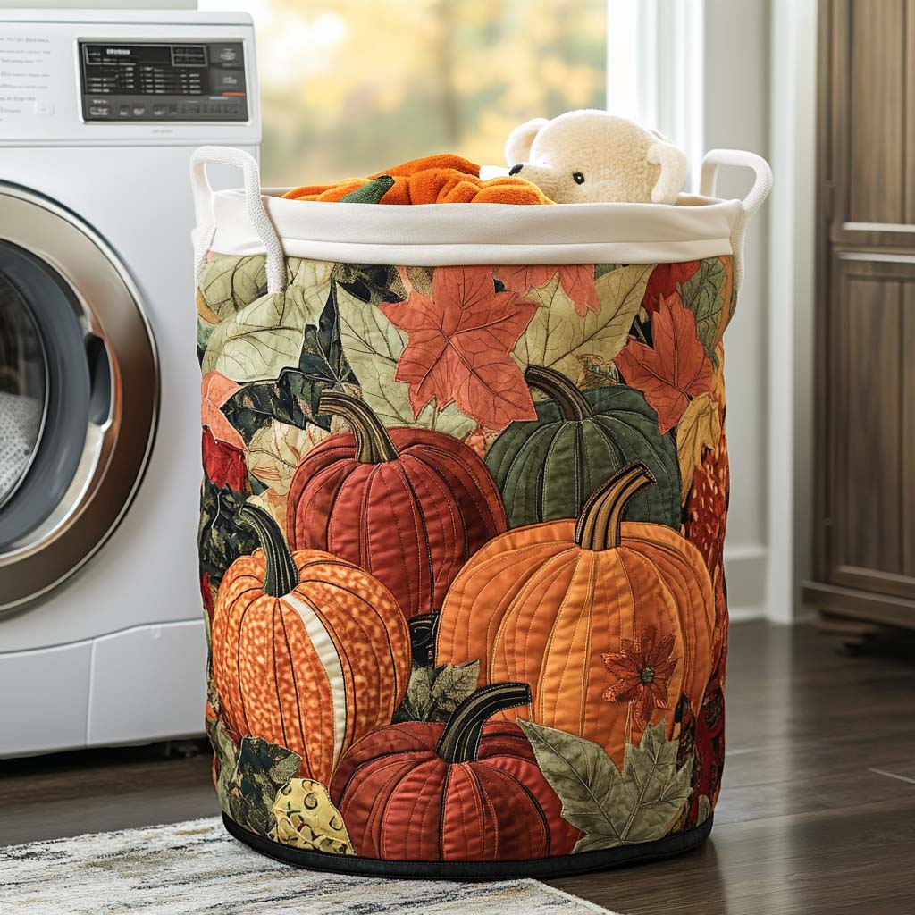 Golden Moments Quilted Laundry Basket Laundry Hamper Thanksgiving Gifts For Guests