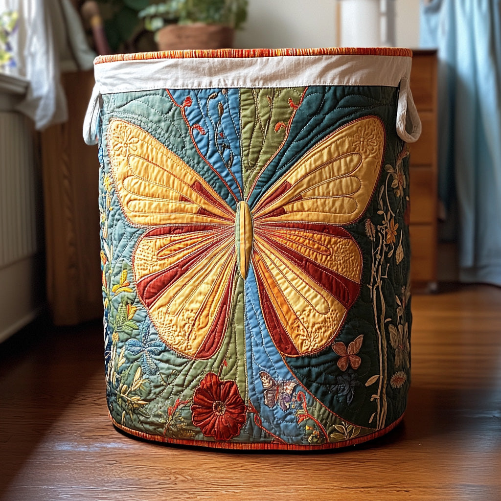 Golden Wings Quilted Laundry Basket Biggest Laundry Basket Butterfly Christmas Presents