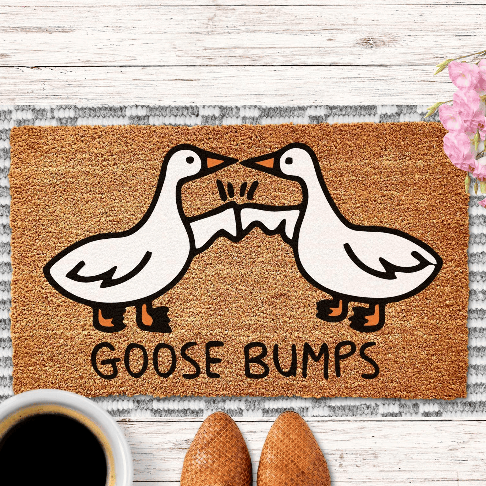 Goose Bumps Doormat Funny Welcome Mat Home Decor Gifts For New Homeowners