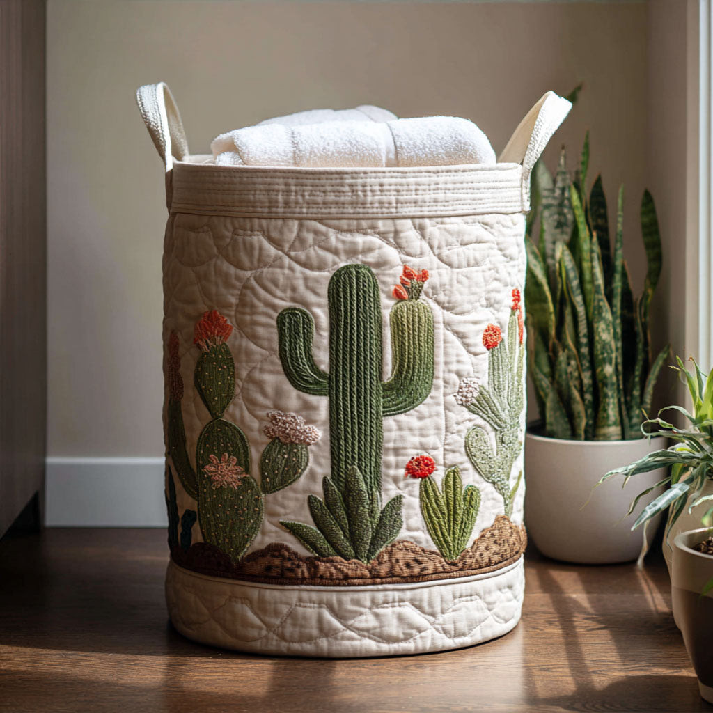 Green Spines Quilted Laundry Basket Coolest Laundry Baskets Nice Birthday Gifts For Mom
