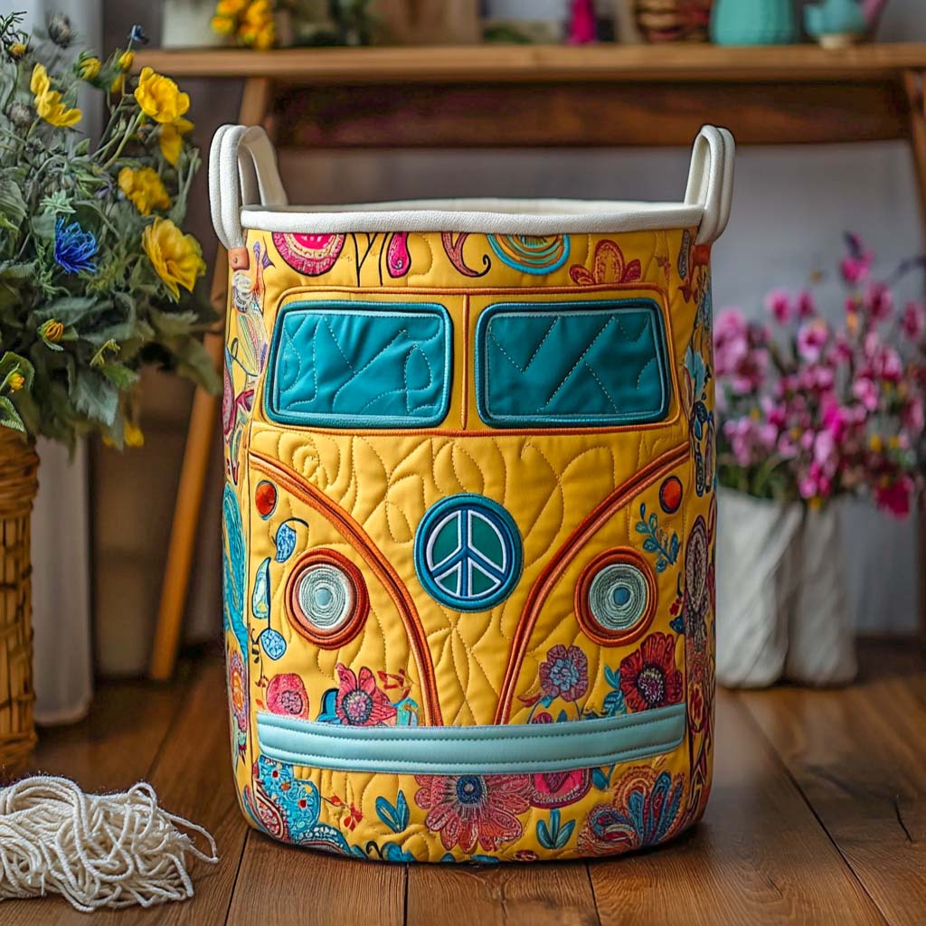 Groovy Ride Quilted Laundry Basket Unique Laundry Basket Gifts To Get Your Mother