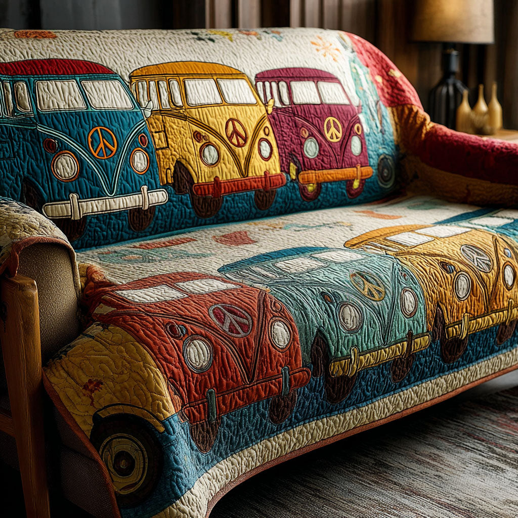 Gypsy Dream Quilted Sofa Cover Large Couch Cover Great Mothers Day Gift