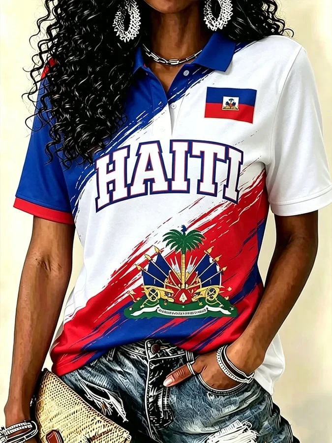 Haiti 2026 Football World Cup Polo Shirt Haiti World Cup Merch Gift For Him