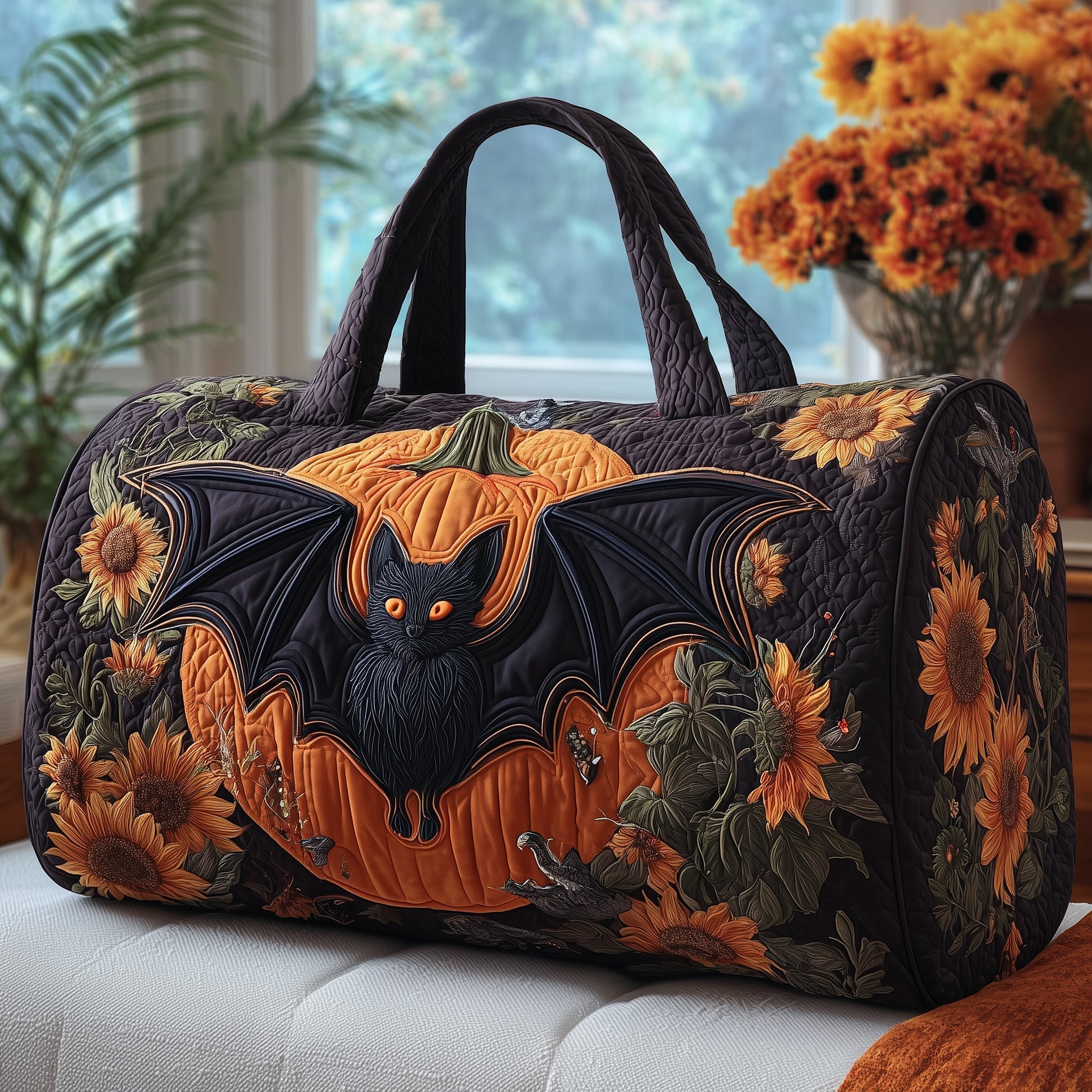 Halloween Wings Quilted Duffle Bag Top Rated Travel Duffel Bags Simple Mother's Day Gifts