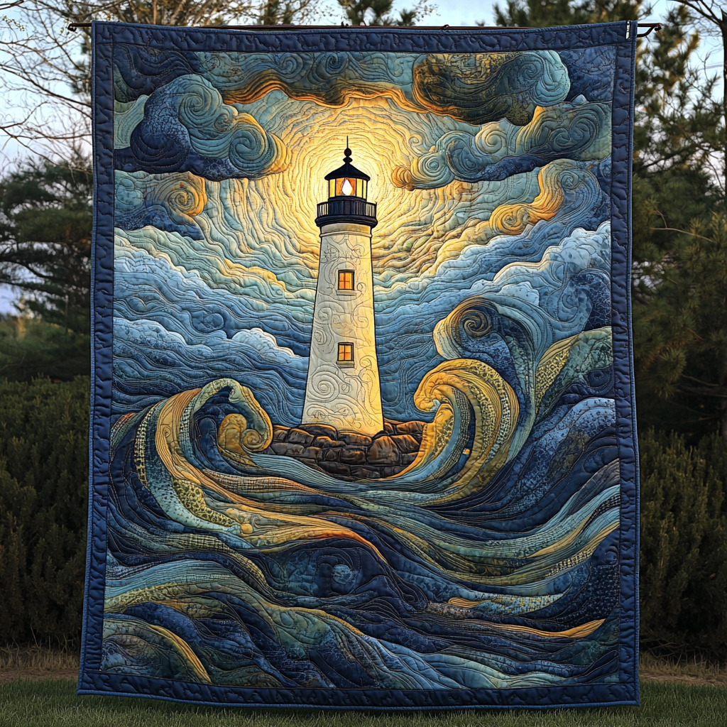 Harbor Light Quilted Blanket Bedroom Decor Ideas Cool Gifts For Mom