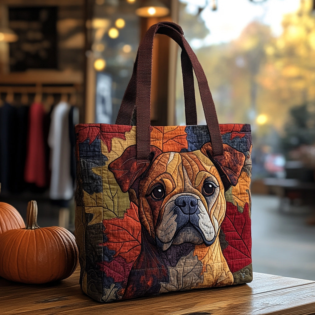 Harvest Hound Quilted Tote Bag Patchwork Tote Bag Special Gifts For Mom