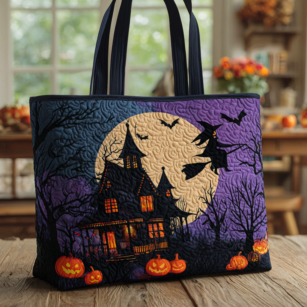 Haunted Sky Quilted Tote Bag Best Handbag For Everyday Use Great Mothers Day Ideas