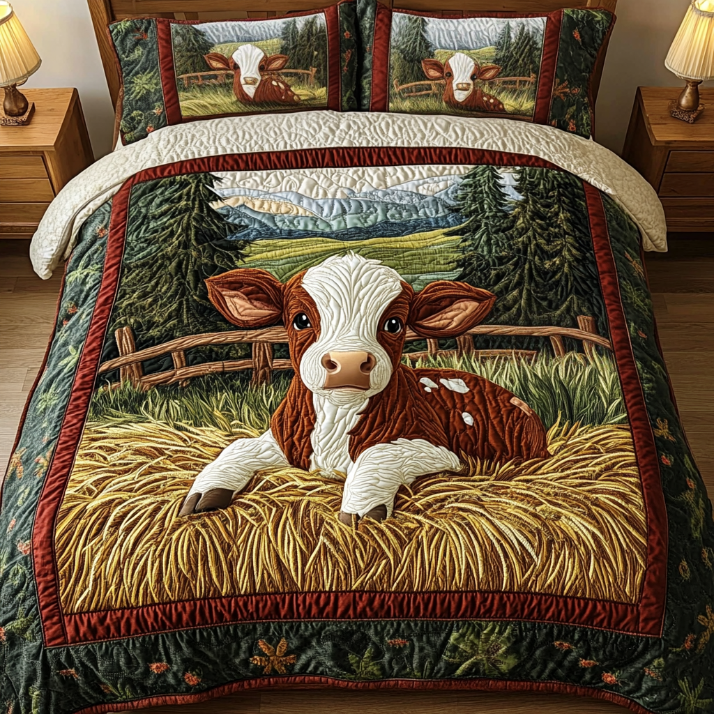 Hayfield Dream Quilted Bedding Set Unique Bed Sheet Set Special Mother's Day Gifts For Mom