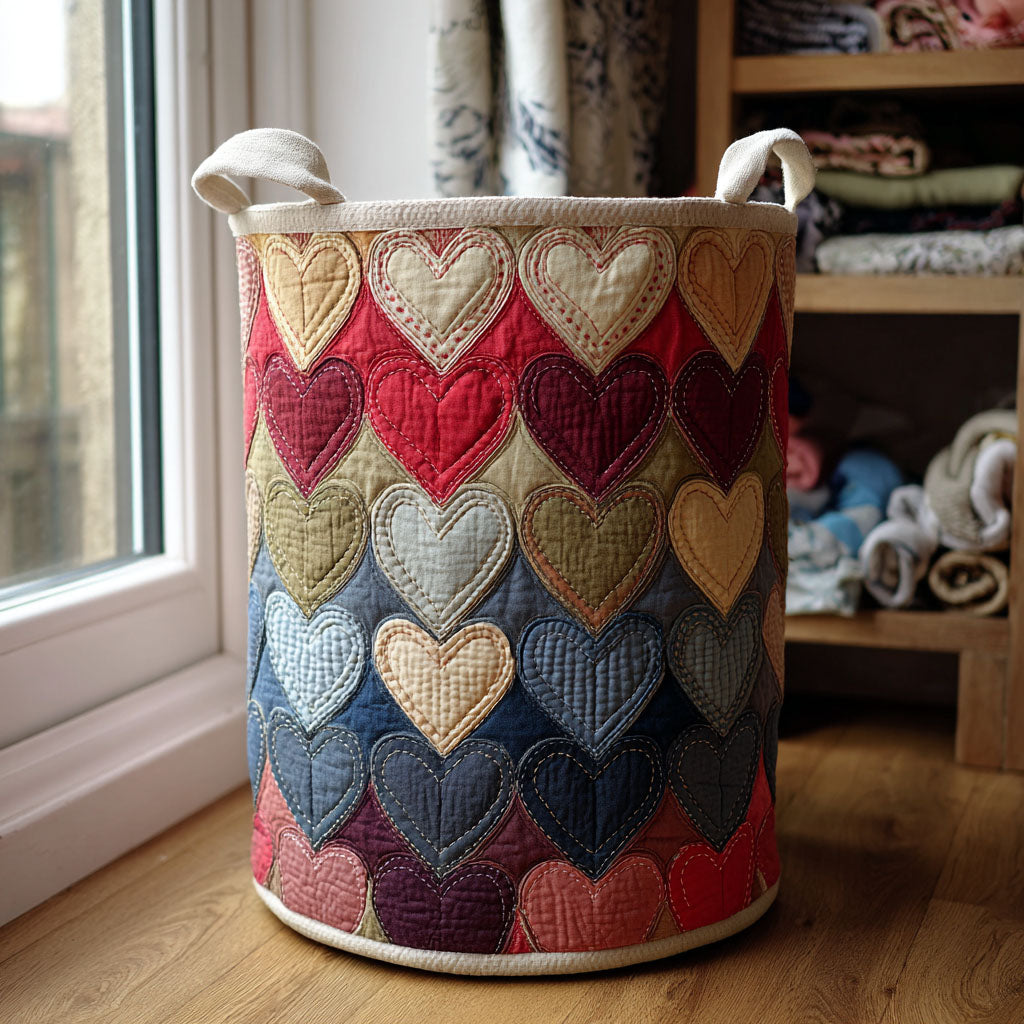Heartfield Quilted Laundry Basket Unusual Laundry Basket Housewarming Gifts For Couples