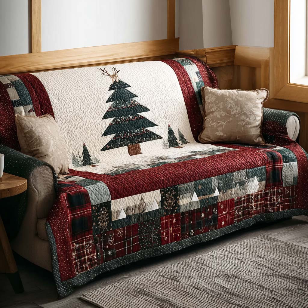 Heavy Snow Quilted Sofa Cover Couch Covers Best Christmas Gift Ideas