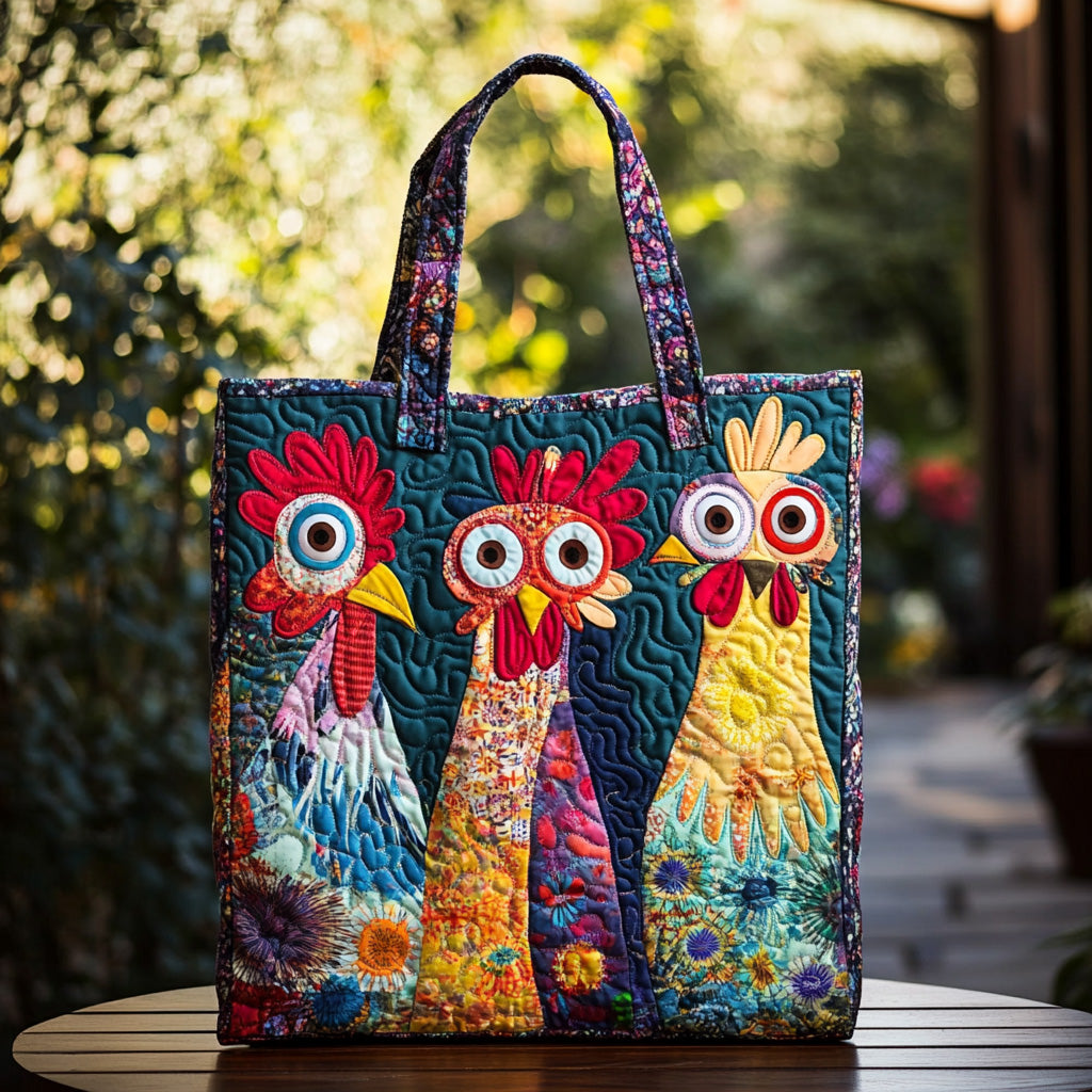 Hen Party Quilted Tote Bag Best Totes Mother's Day Gifts For Elderly