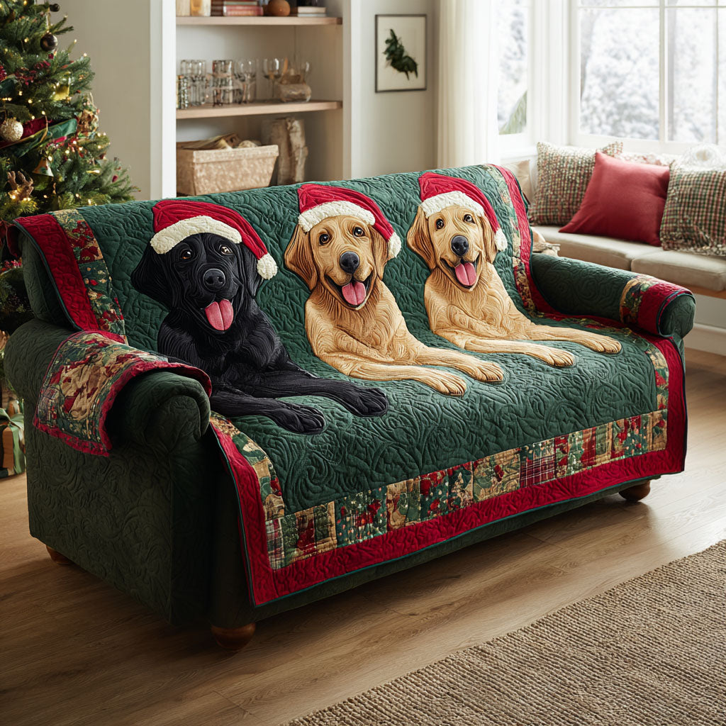 Holiday Companions Quilted Sofa Cover Best Slip Cover Sofa Present For Mother In Law Christmas