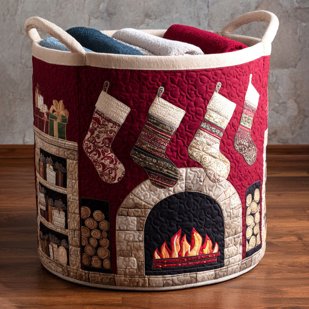 Holiday Hearth Quilted Laundry Basket Unique Laundry Hamper Ideas Christmas Gift Ideas For Relatives