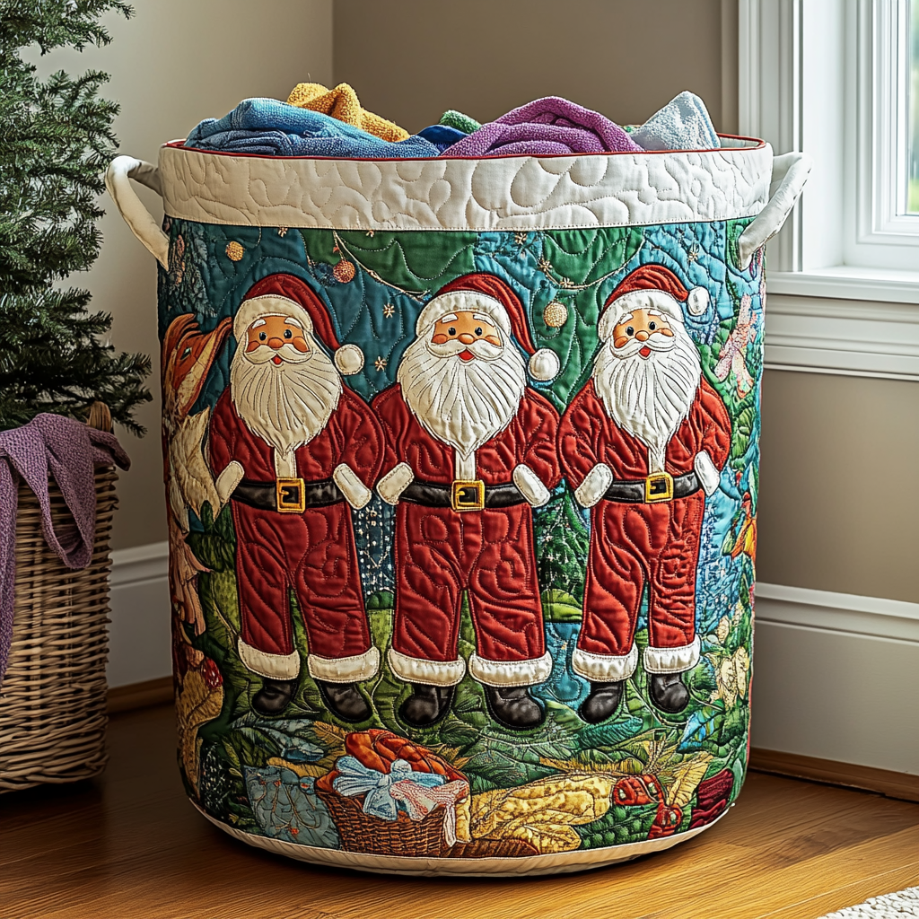 Holiday Magic Quilted Laundry Basket Unique Cool Laundry Basket Gifts For The Family Christmas