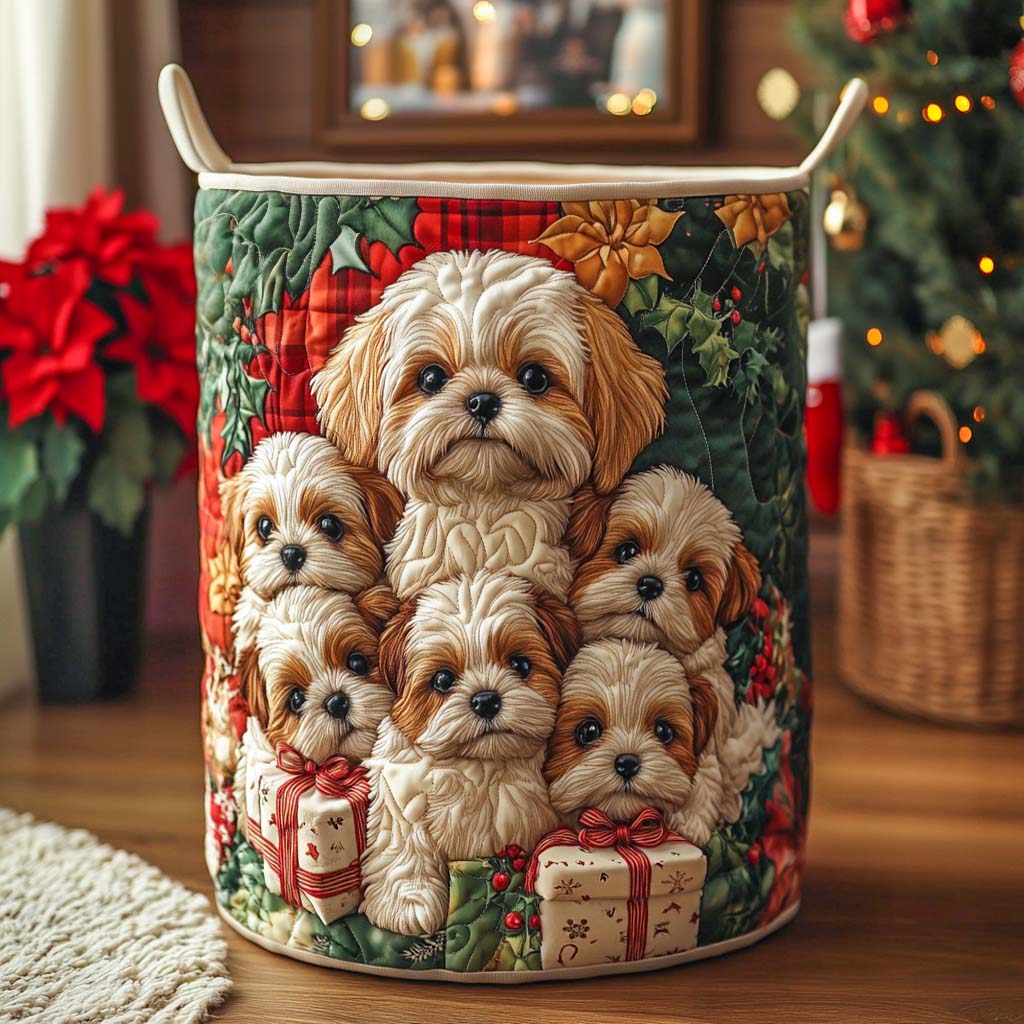 Holiday Pals Quilted Laundry Basket Unique Hampers Special Mother's Day Gifts