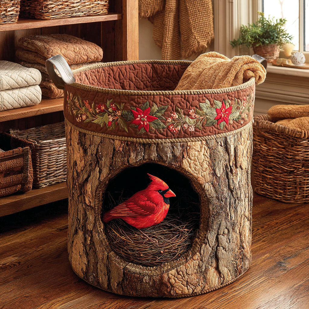Holly Nest Quilted Laundry Basket Unique Laundry Basket Best Stocking Stuffers For Men