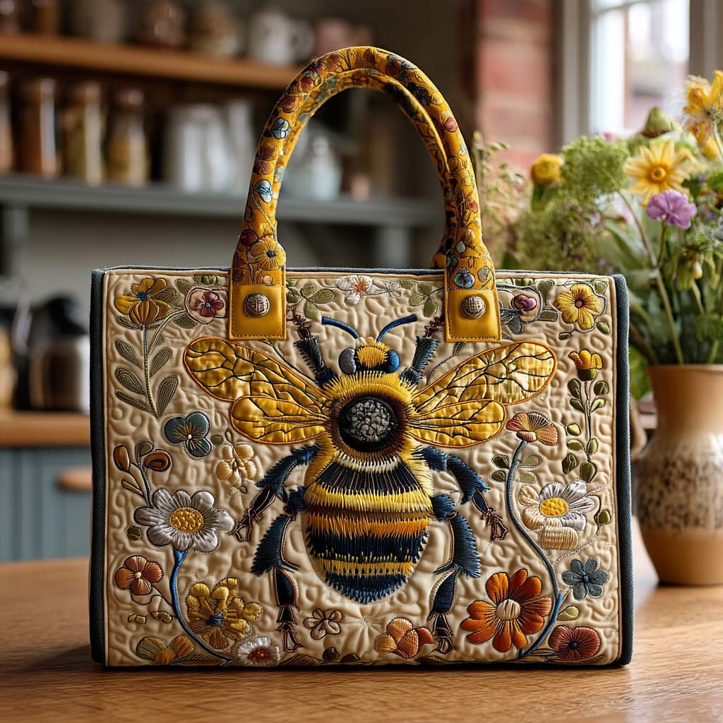 Honey Haven Quilted Tote Bag Perfect Tote Bag Mom And Daughter Gift