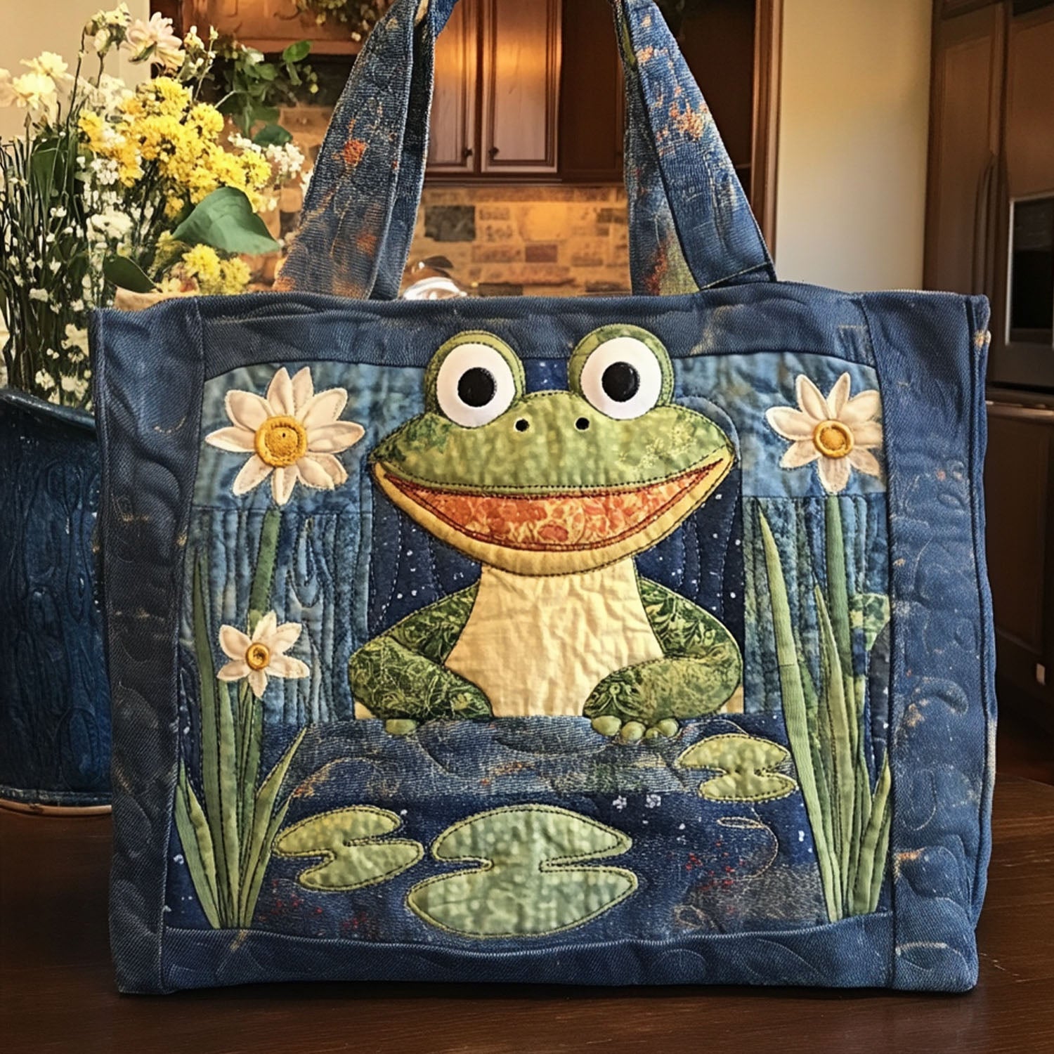 Hoppy Hour Quilted Tote Bag The Best Tote Bag Gifts For Mom From Son