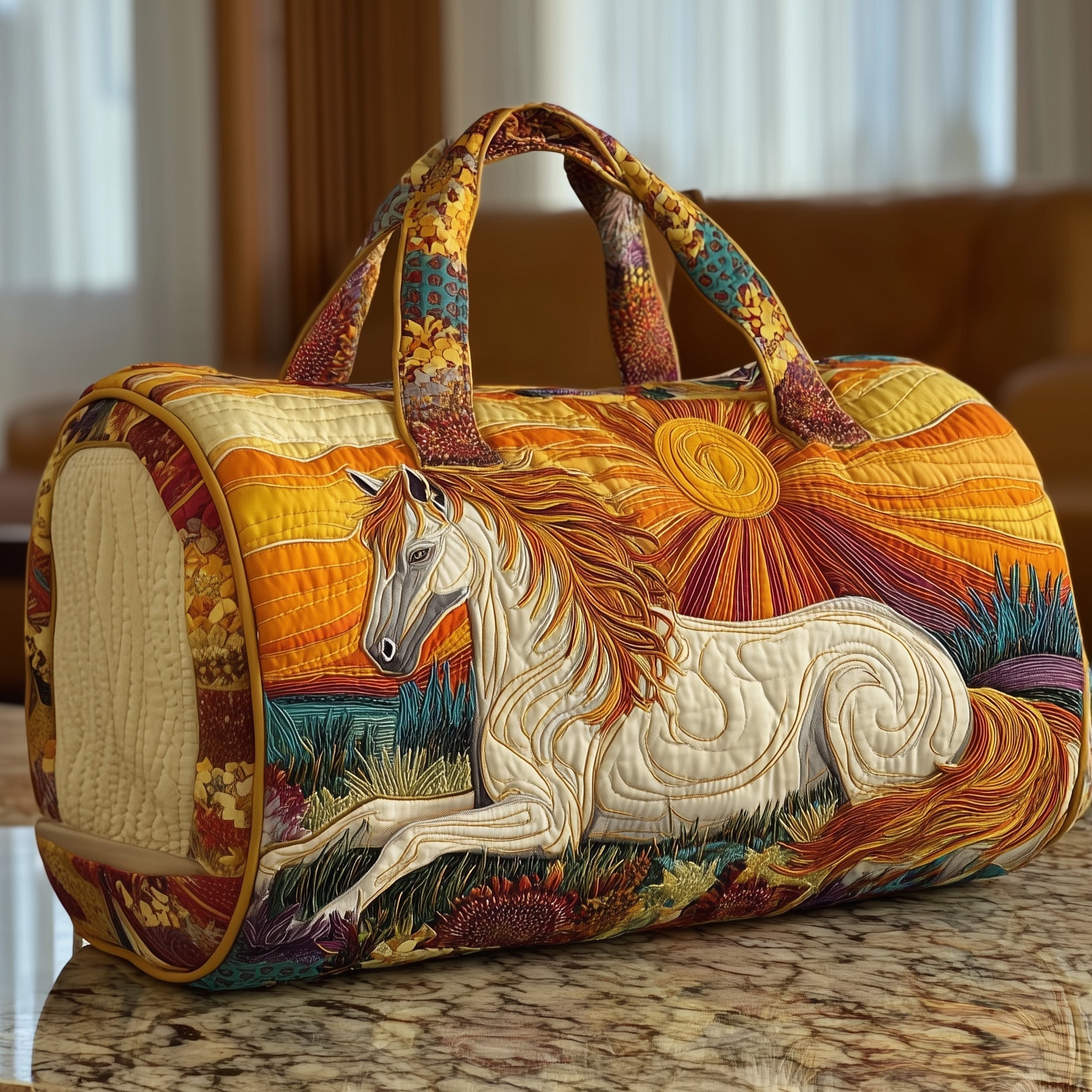 Horse Quilted Duffle Bag Best Gym Duffle Bag Target Mother's Day Gifts