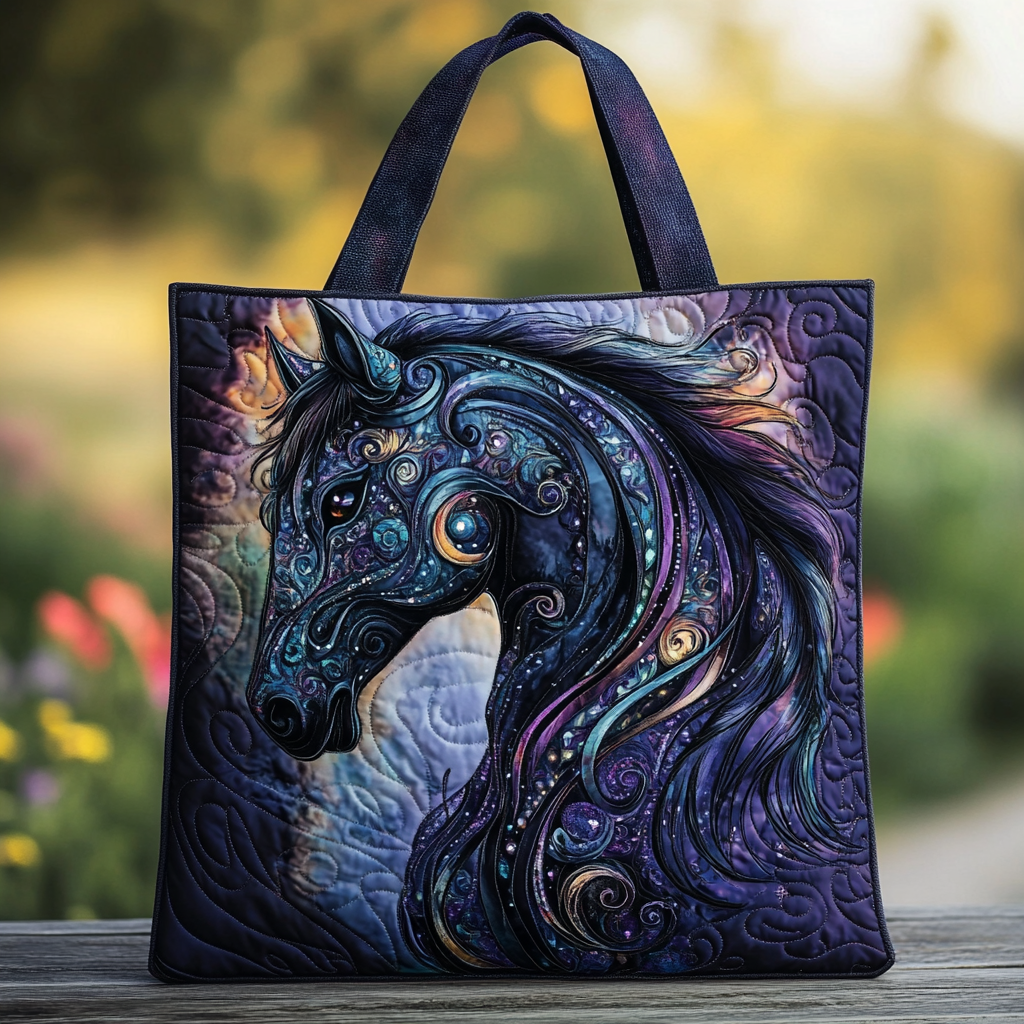 Horse Spirit Quilted Tote Bag Best Tote Bags For Women Best Mothers Day Presents