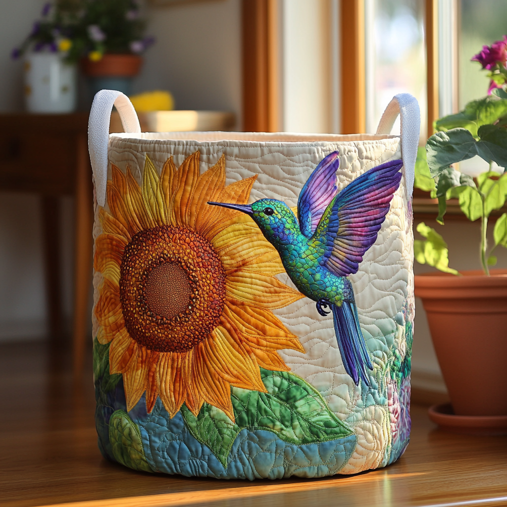 Hummingbird Radiance Quilted Laundry Basket Best Laundry Basket Target Mother's Day Gifts