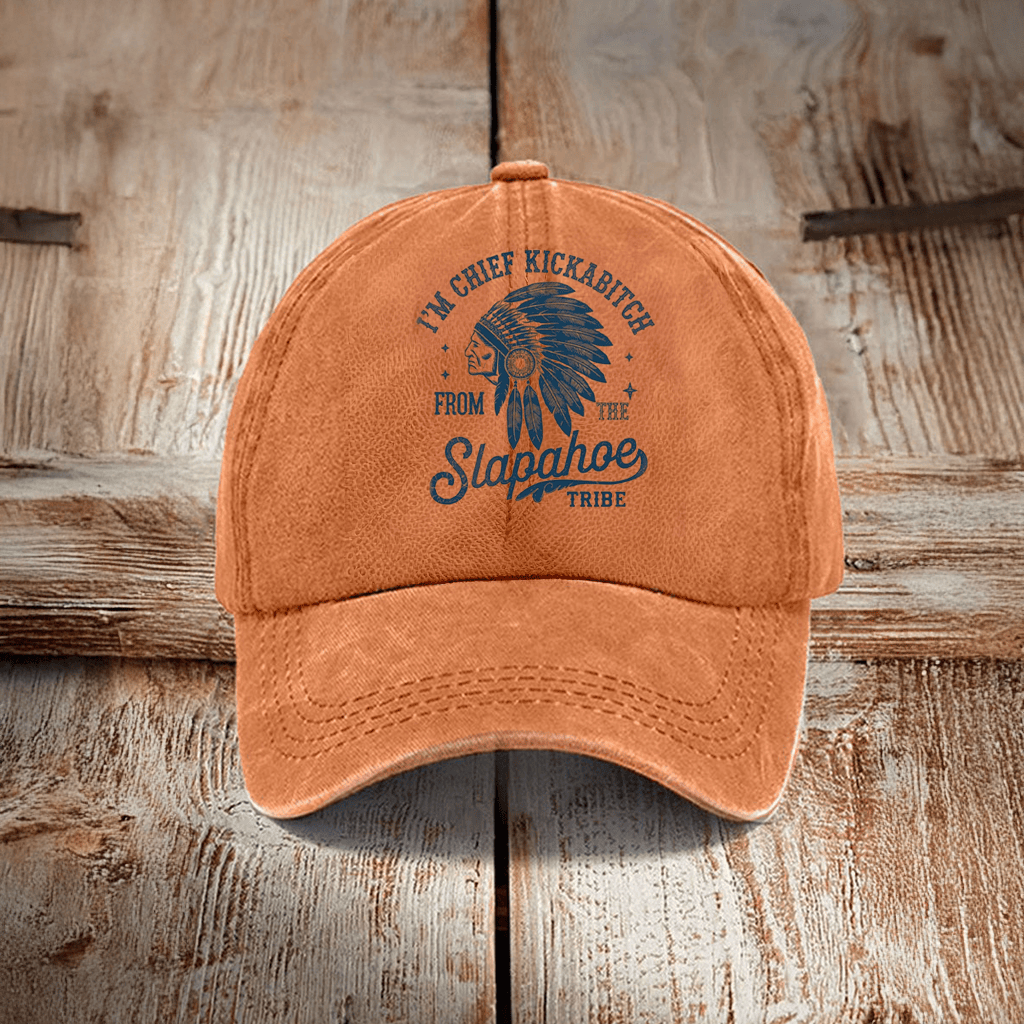 I'm Chief Kickabitch From The Slapahoe Tribe Hoodie Women's Native American Clothing - Image 2