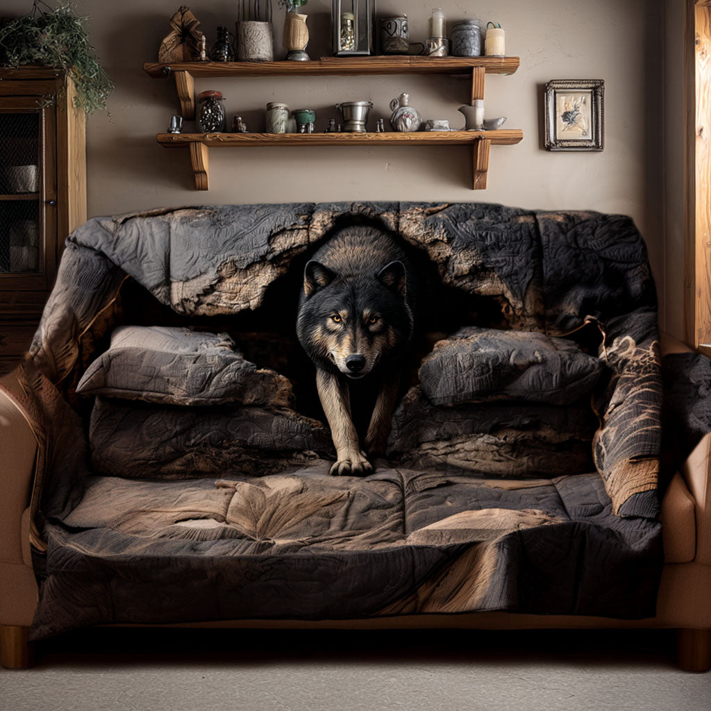 Into the Wild Quilted Sofa Cover Sofa Saver Covers Great Wolf Lodge Christmas Gift