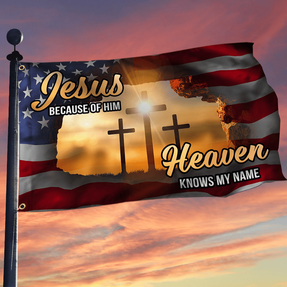 Jesus Flag Resurrection Of Jesus God Grommet Flag Christian Cross Decor Gift For Him