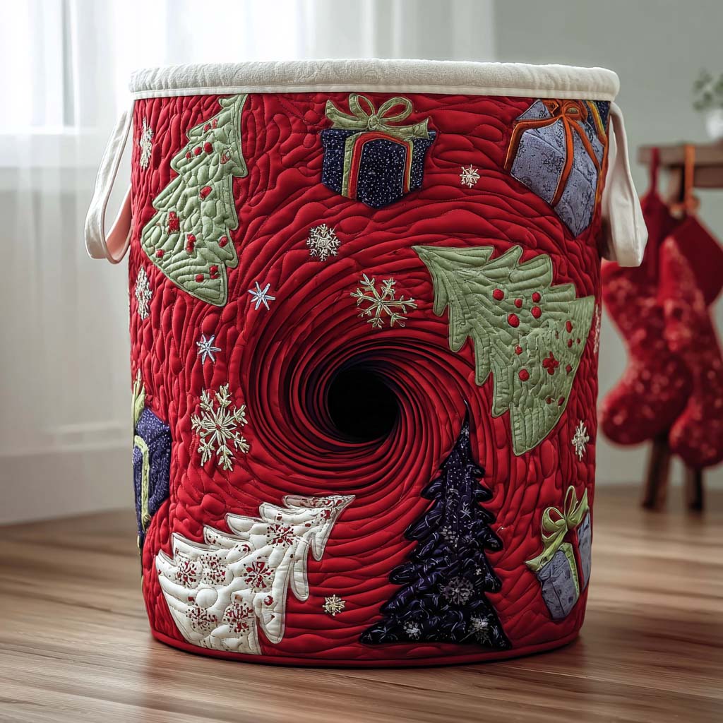 Jolly Whirl Quilted Laundry Basket Unique Laundry Hamper Ideas Christmas Presents For Girlfriend