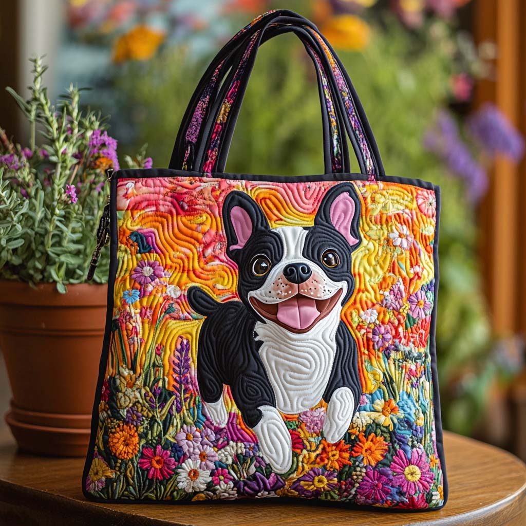 Joy Bloom Quilted Tote Bag Best Shoulder Bags For Everyday Birthday Gifts For Mom From Son
