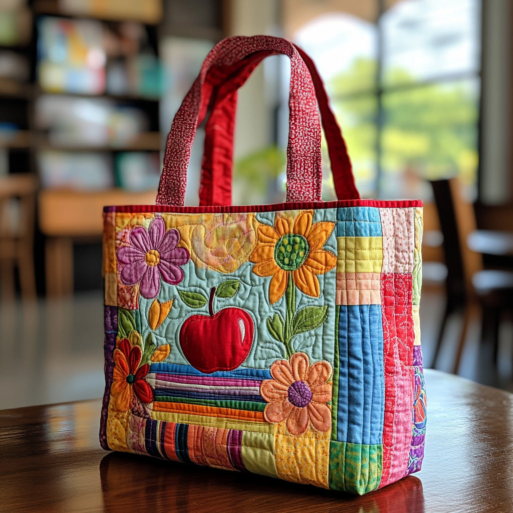 Knowledge Roots Quilted Tote Bag Best Tote Bag Unique Gifts For Mom