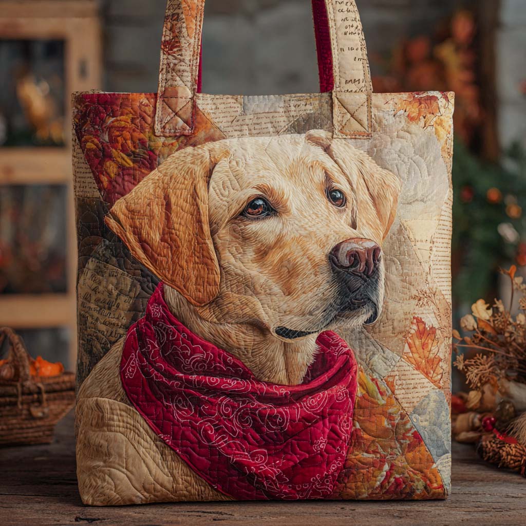 Labrador Bond Quilted Tote Bag Best Tote Handbags Mother's Day Presents For Mom