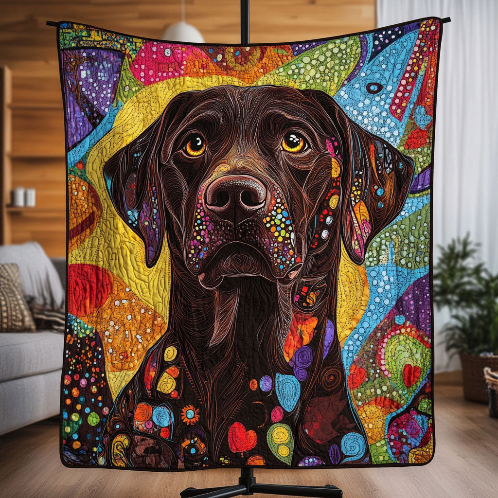 Labrador Delight Quilted Blanket Bed Decor Ideas Labrador Themed Gifts