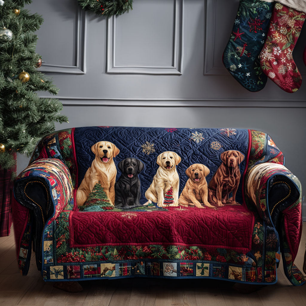 Labrador Haven Quilted Sofa Cover Nice Couch Covers Labrador Presents